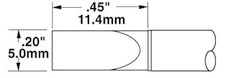 Solder Tip, Smart Heat PowerTips, STTC-565Metcal  